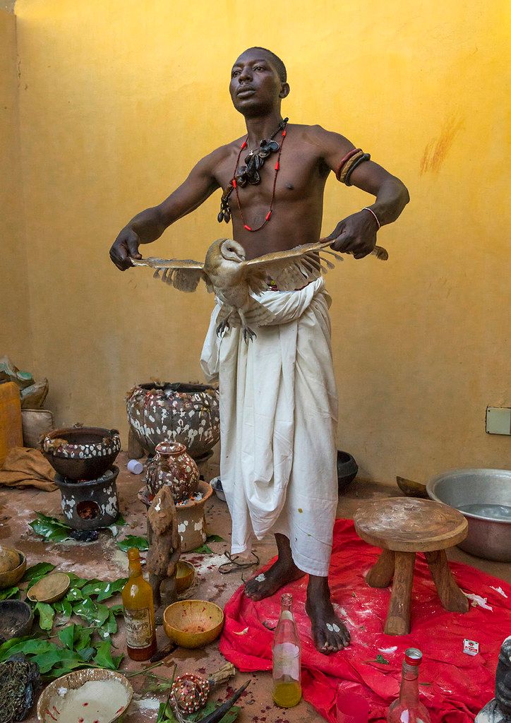 African spiritual consultation
